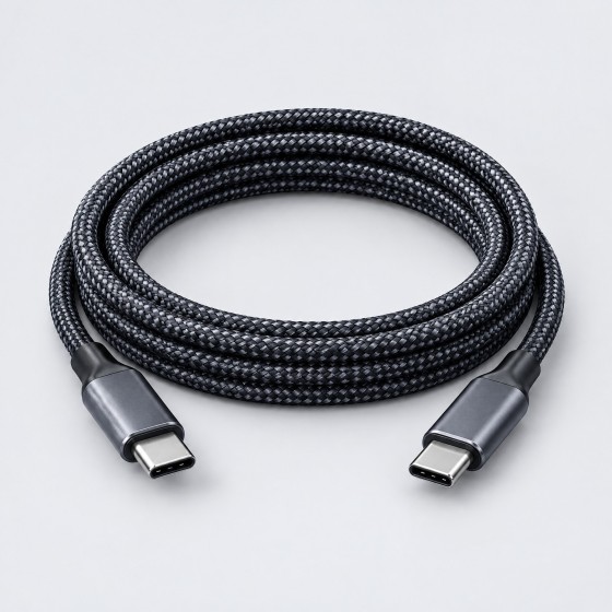 1.5米编织 USB-C 至 USB-C 充电线