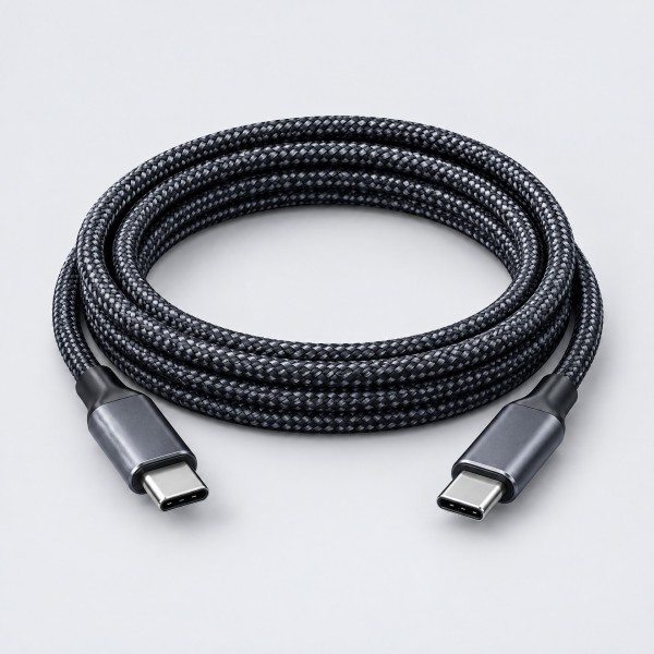 1.5米编织 USB-C 至 USB-C 充电线