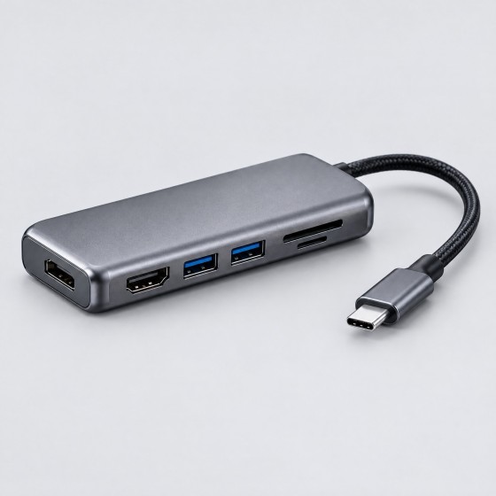 铝合金 USB-C 多接口扩展器